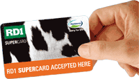 We accept RD1 Credit Cards
